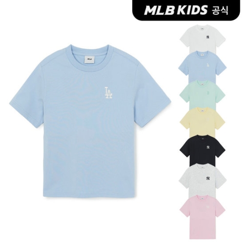 MLB키즈 베이직 스포티브 스몰로고 티셔츠 (7ATSB1163)