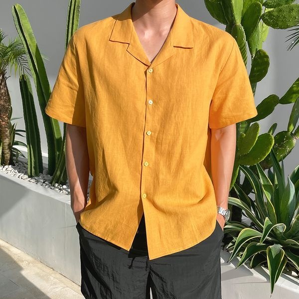 린다 하와이안 반팔 셔츠NB20174M 휴양지 바캉스 여행 바다 여름 셔츠 비치웨어