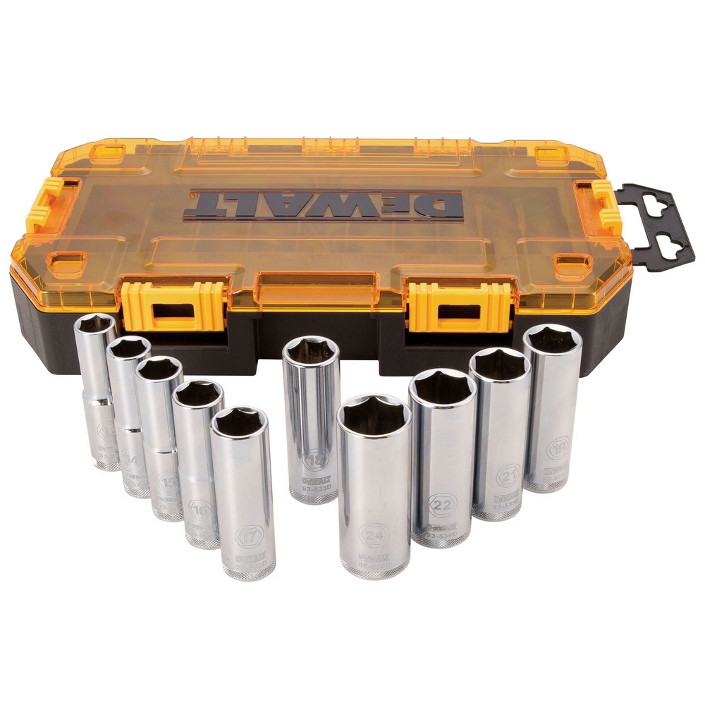 1/2인치 롱 핸드소켓 세트 DWMT73815 (10pcs)