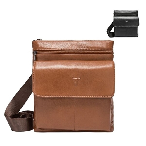 블루마운트 5802 남성 소가죽 심플 크로스백 수납가방 KYR-WCC48DC