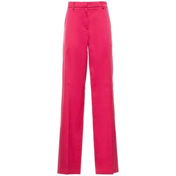 사틴 마그다 뷰트림 여성 하이라이즈 와이드 레그 팬츠 76I RSH028_이미지