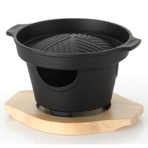 리빙아트 리얼무쇠 돔그릴 화로세트 (17cm)