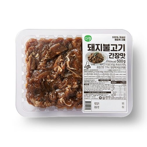 팜덕 다향 한돈 돼지불고기 간장맛 500g (2개)_이미지