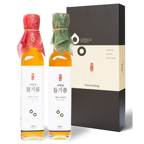 선물세트 4호 참기름 250ml+들기름 250ml