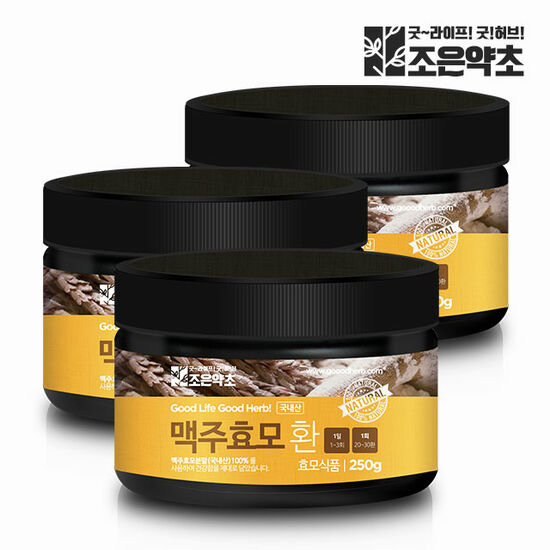 조은약초 맥주효모환 250g (국내산) (3개)_이미지