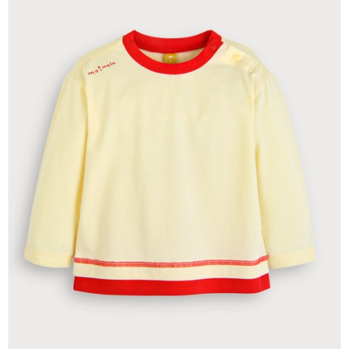 SOFT모달레이어드티셔츠 봄 M261TSF04P L/옐로