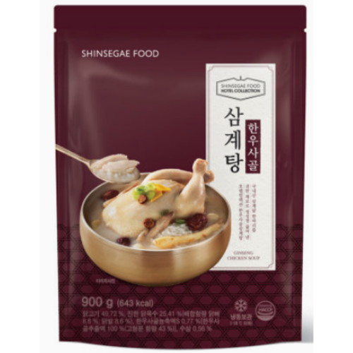 신세계푸드 호텔컬렉션 한우 사골 삼계탕 900g이미지입니다. 누르면 해당 게시물로 새창이동합니다.