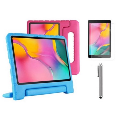 케이스나라 갤럭시탭A 8.0 에바폼 커버 케이스+액정보호필름+터치펜 세트