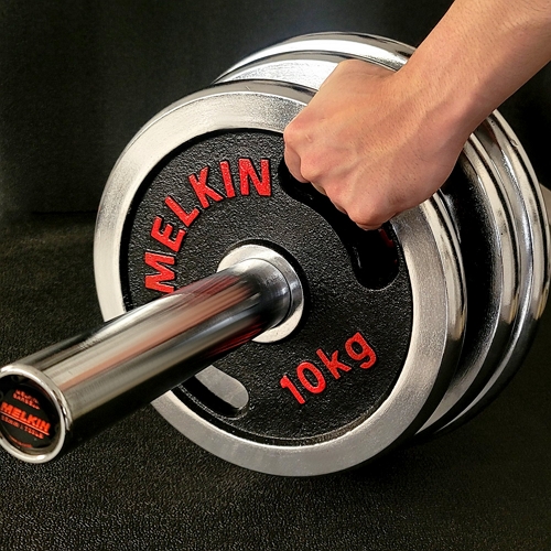멜킨스포츠 크롬 경량 바벨 원판 (2.5kg, 2개)_이미지