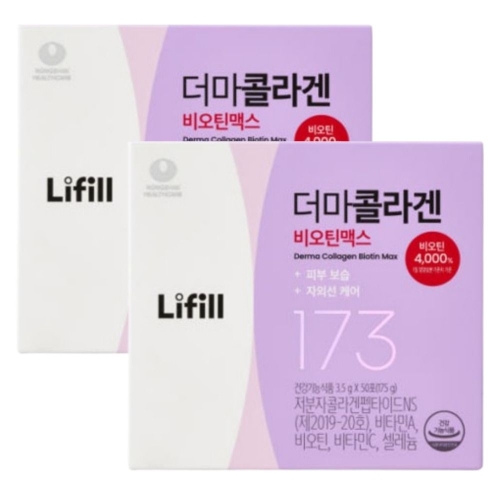농심 라이필 라이필 더마콜라겐 비오틴맥스 3.5g 50포 (2개)_이미지