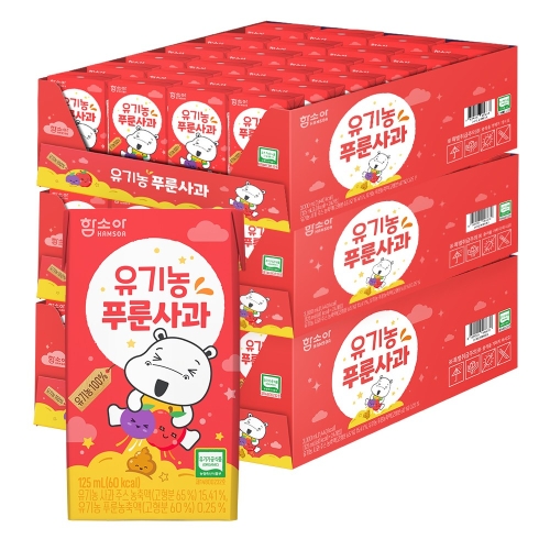 유기농 푸룬사과 125ml