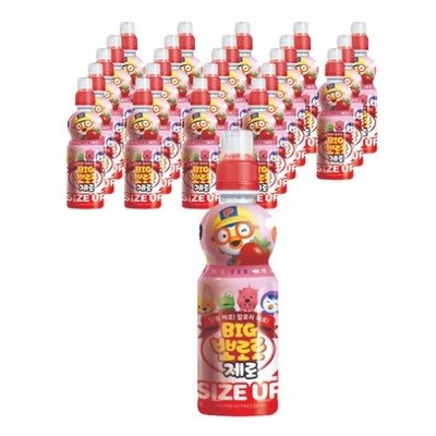 팔도 빅 뽀로로 제로 딸기맛 360ml (120개)