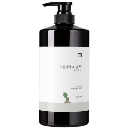 살림백서 오푼티아 앤 밤부 바디워시 화이트머스크향 1000ml