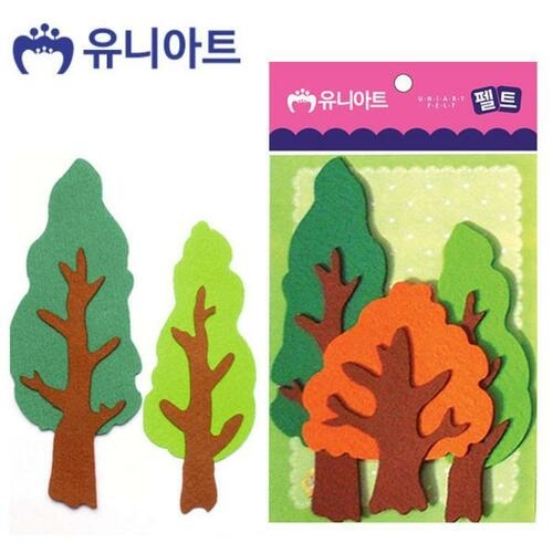 유니아트 펠트 나무세트 3pcs/190mm P0000CNC 11146074_이미지