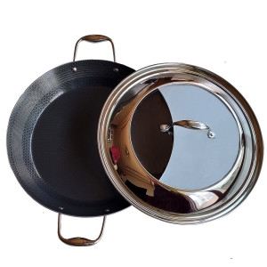 쿡셀 통3중 IH 더블코팅 레드 파에야팬 (36cm)_이미지