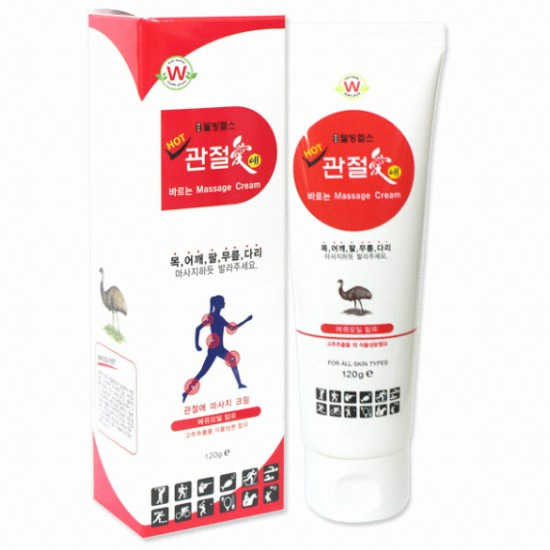 웰빙헬스팜 관절애 마사지 크림 120g (10개)_이미지
