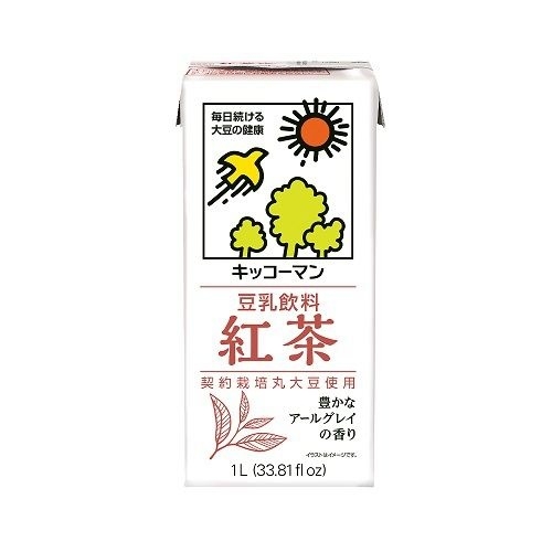  기꼬만 두유 홍차맛 1L [1개]
