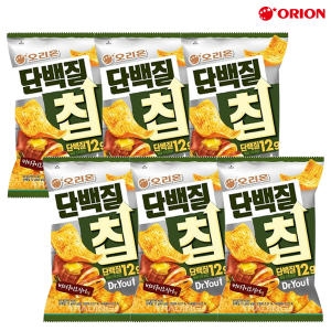 오리온 닥터유 단백질칩 버터구이오징어맛 60g (6개)