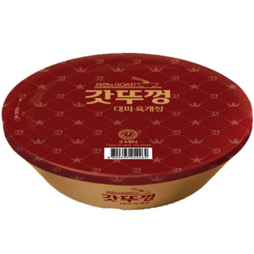 갓뚜껑 대파육개장라면 115g