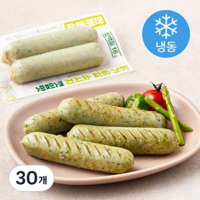 이그니스 한끼통살 닭가슴살 더블 소시지 깻잎맛 100g (30개)_이미지