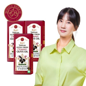 홀푸드코리아 홀베리 바티칸 엑스트라버진 유기농 올리브유 112ml(8mlx14포) (3개)
