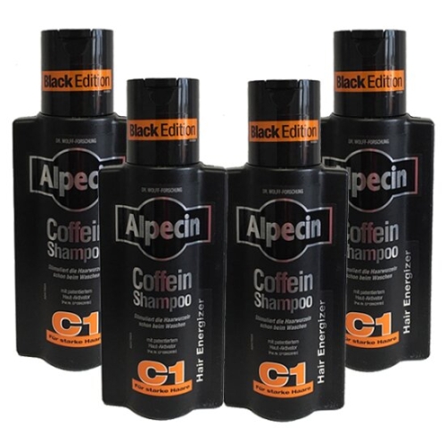 닥터볼프 알페신 카페인 샴푸 C1 블랙 에디션 250ml (4개)