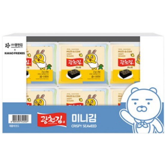 카카오프렌즈 미니 도시락김 2g