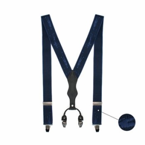 레디핏 골프 프린팅 네이비 클립 서스펜더_SD02