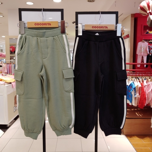 코코리따 D멀티샵보들보들 융기모 카고조거팬츠 CETM24TE3 블랙 120