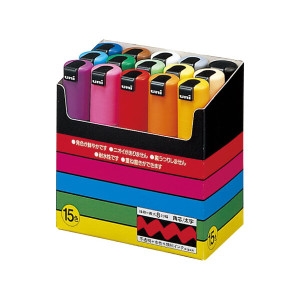 미쓰비시 유니 포스카 8K 마카펜 15색 세트 PC8K15C