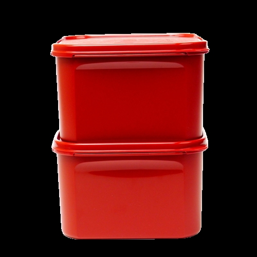 Tupperware 대용량 김치통 직사각 2.6L 2개