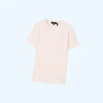 띠어리 여성 여자 우먼스 Apex 코튼 면 Tiny 티셔츠 상의 <b>Bleach</b> 핑크 TF6340S01<b>X</b> 5076161