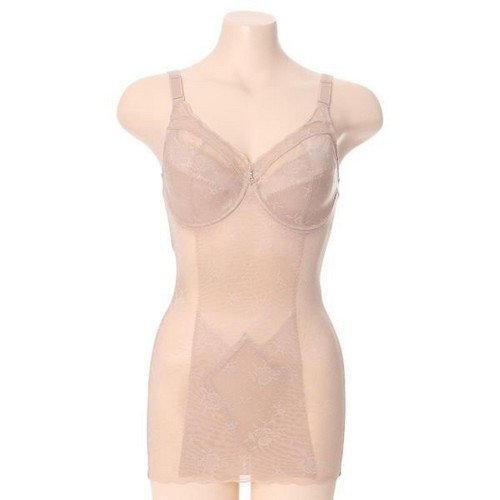 와코루 풀컵 미듐타입 문직 사틴 바디쉐이퍼 WBT1901_이미지
