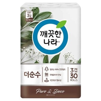 깨끗한나라 더순수 25m (30롤)