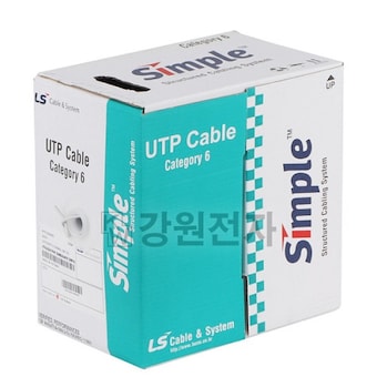 LS전선 UTP-G-C6G-E1VP-M CAT.6 UTP <b>랜</b><b>케이블</b> 박스