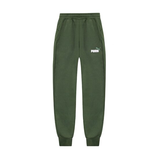 푸마 에센셜플러스 투컬러 로고 기모 조거팬츠 트레이닝 바지 586988-30