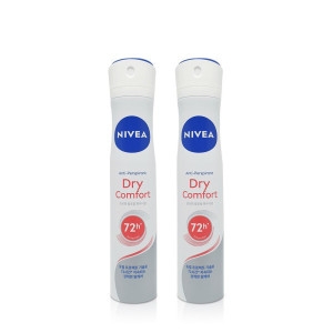 니베아 데오드란트 드라이 컴포트 스프레이형 72h 200ml (2개)
