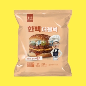 한맥식품 직화그릴 더블버거 210g (15개)_이미지