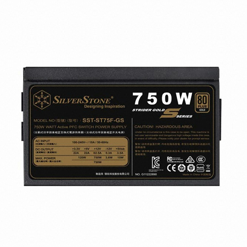SilverStone Strider ST75F-GS 750W 80PLUS골드 V3.0 STCOM_이미지