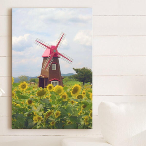 아트박스 cu462-산책길의해바라기풍경들_중형노프레임