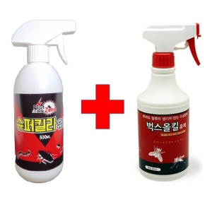 해충제로 슈퍼킬라+벅스올킬500ml_이미지