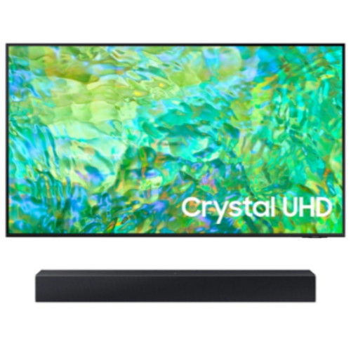 삼성전자 Crystal UHD KU75UC8070FXKR (벽걸이+사운드바, HW-C400)_이미지