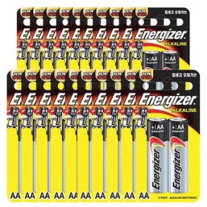 알카 건전지 AA 2입 X 20개