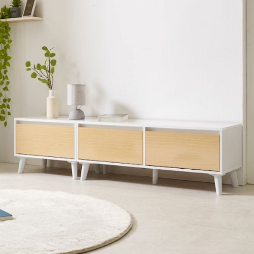 [불명] 굿즈가구 GA 04서라소 서랍형 낮은 거실장세트 1750