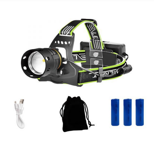 엘마운틴 XHP360 충전식 LED 헤드랜턴 (단품+배터리 3p)