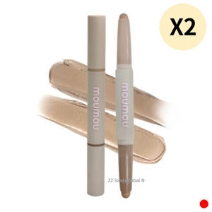 모우모우 프로 컨투어링 노즈 쉐이딩 2.6g (2개)_이미지