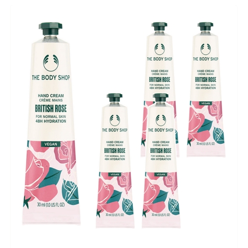 더바디샵 브리티쉬 로즈 핸드크림 30ml (5개)_이미지