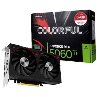 COLORFUL 지포스 <b>RTX</b> 5060 Ti GAMING DUO D7 8GB 도우정보
