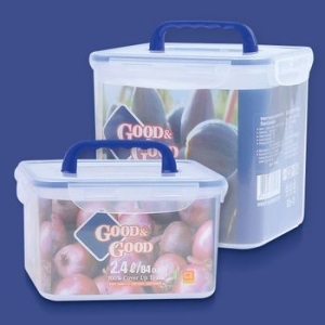 손잡이 밀폐용기 24L 반찬 김치통 야채보관통