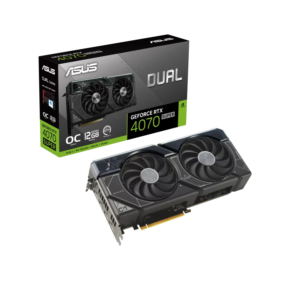 ASUS DUAL 지포스 RTX 4070 SUPER O12G OC D6X 12GB 인텍앤컴퍼니_이미지